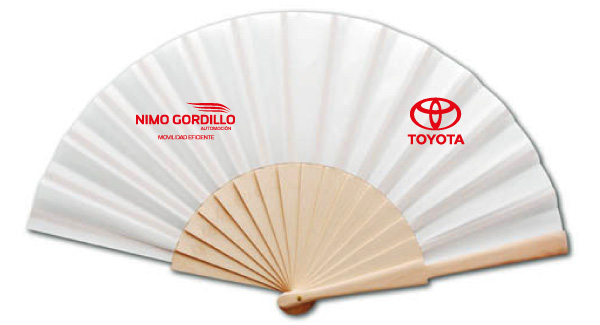 abanicos personalizados para Feria