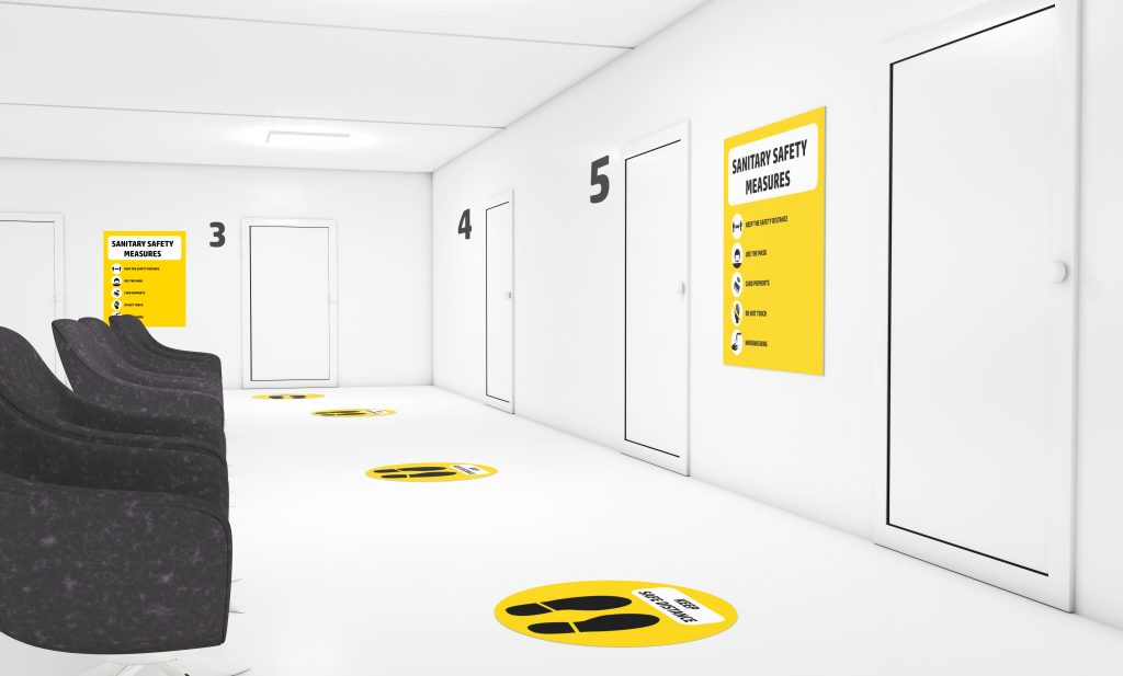 Señalética informativa sobre el coronavirus